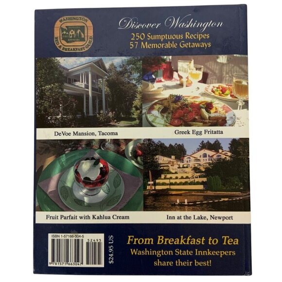 Northwest Mornings Washington Bed & Breakfast Guild Cookbook Favorite Recipes 20 - Picture 3 of 14